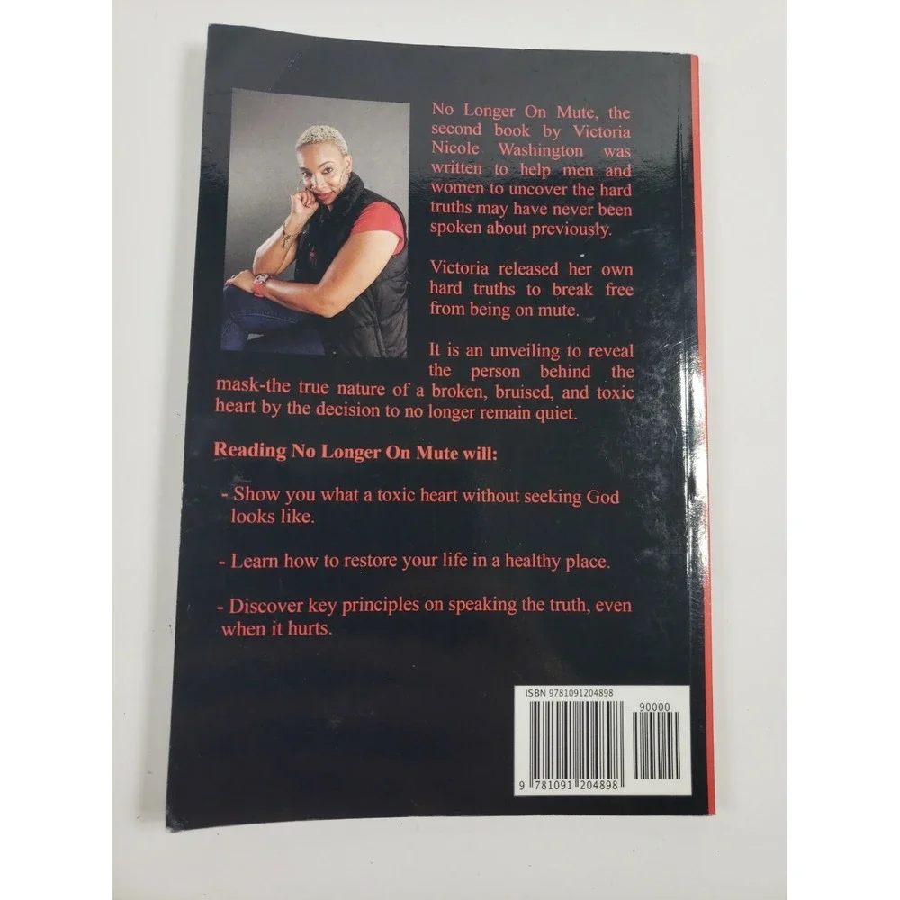 NO LONGER ON MUTE - Paperback By Washington, Victoria Nicole -‎ Signed